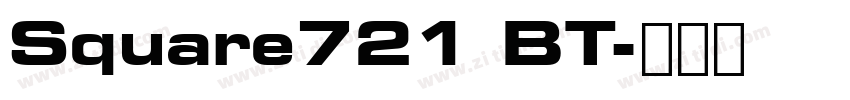 Square721 BT字体转换